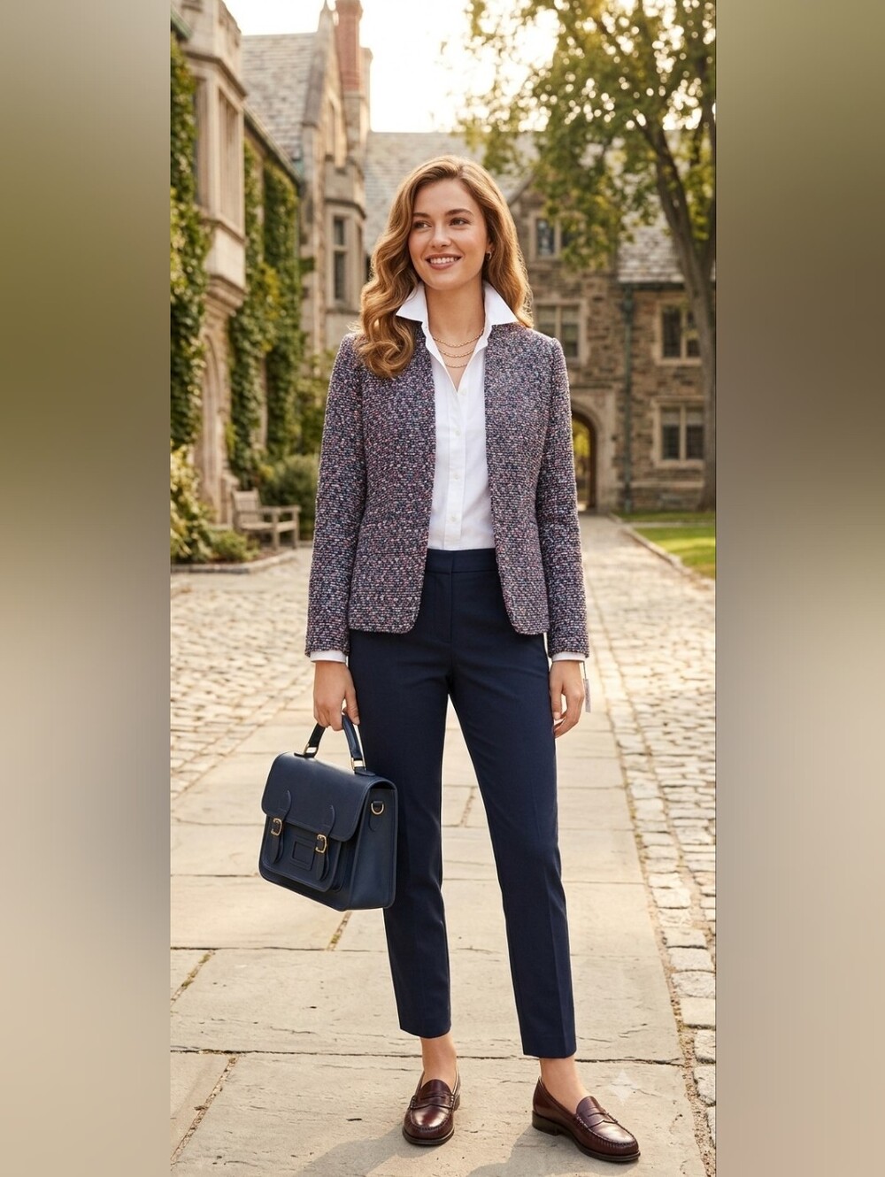 J.Crew Elegant Pink Confetti Tweed Collarless Blazer Size 2